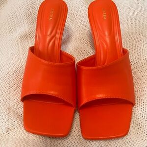 Women's Orange Heels